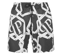 Philipp Plein - Jogging Shorts PP Chains - - Swimwear - Uomo - Nero - XL