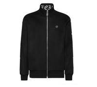 Philipp Plein - Jogging Zipped Jacket Skull&Bones - -Sweatshirts & Hoodies -Uomo -Nero -4XL