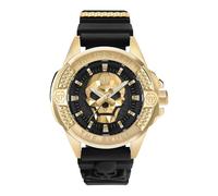 Philipp Plein - $Kull Titan Gold Watch - - Accessories - Uomo - Nero - ONE SIZE