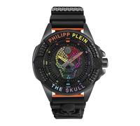 Philipp Plein - L`Orologio $kull Titan Crystal Rainbow - - Accessories - Uomo - Nero - ONE SIZE