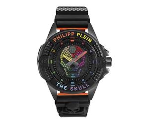 Philipp Plein - L`Orologio $kull Titan Crystal Rainbow - - Accessories - Uomo - Nero - ONE SIZE