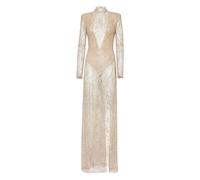 Philipp Plein - Lace Long Dress - - Dresses - Donna - Rosa - M