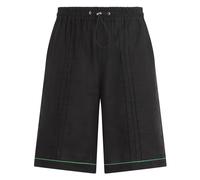 Philipp Plein - Linen Drawstring Shorts Plein Tennis - - Shorts - Uomo - Nero - 2XL