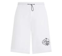 Philipp Plein - Linen Drawstring Shorts Tennis Club - - Shorts - Uomo - Bianco - M