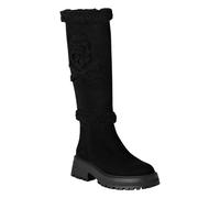 Philipp Plein - Mid Flat Stivali Skull & Bones - - Shoes - Donna - Nero - 38 EU