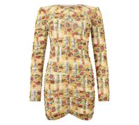 Philipp Plein - Mini Abito in Tulle Increspato Gelato - - Dresses - Donna - Multicolore - L