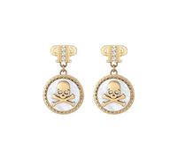 Philipp Plein - Mini Orecchini Logo - - Accessories - Donna - Giallo - ONE SIZE