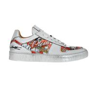 Philipp Plein - Mirror Leather Low Top Sneakers Golden Eagle - - Shoes - unisex - Grigio - 39 EU