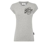 Philipp Plein - Modal Pure Fit T-Shirt Signature - - Tops - Donna - Grigio - M