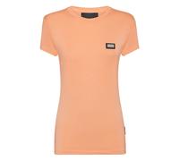 Philipp Plein - Modal T-Shirt Pure Round Neck SS - - Tops - Donna - Arancione - XL