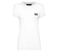 Philipp Plein - Modal T-Shirt Pure Round Neck SS - - Tops - Donna - Bianco - L