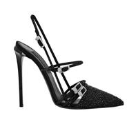 Philipp Plein - Multi-Strap High-Heel Slingbacks 12 Mix Strass - - Shoes - Donna - Nero - 35 EU