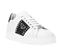 Philipp Plein - Nappa Leather Lo-Top Sneakers Hexagon - - Shoes - unisex - Bianco - 37 EU