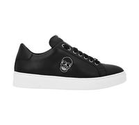 Philipp Plein - Nappa Leather Lo-Top Sneakers Skull - - Shoes - unisex - Nero - 38 EU