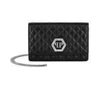 Philipp Plein - Nappa Leather Mini Shoulder Matelasse - - Bags - Donna - Nero - ONE SIZE