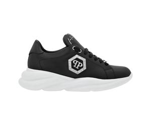 Philipp Plein - Nappa Leather Runner Crystal Fatale - - Shoes - Donna - Nero - 38 EU