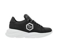 Philipp Plein - Nappa Leather Runner Crystal Fatale - - Shoes - Donna - Nero - 39 EU