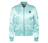 Philipp Plein - Nylon Bomber Oversize - - Jackets - Donna - Verde - S