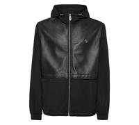 Philipp Plein - Nylon/Leather Hooded Jacket LS - - Jackets - Uomo - Nero - M