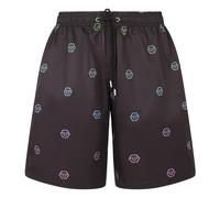 Philipp Plein - Nylon Shorts Degrade Monogram - - Swimwear - Uomo - Nero - S