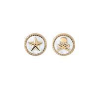Philipp Plein - Orecchini a lobo - - Accessories - Donna - Giallo - ONE SIZE