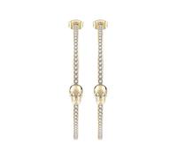 Philipp Plein Orecchini Donna Creole Acciaio IP Oro LETTERING PJ1AA01EU