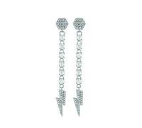 Philipp Plein - Orecchini Thunder Lady - - Accessories - Donna - Grigio - ONE SIZE