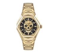 Philipp Plein Orologio analogico al quarzo da donna $Kull Spikes Lady, Gold/Sw/Gold - Pwada0524