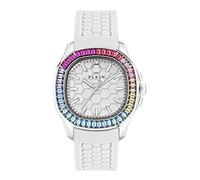 Philipp Plein Orologio analogico al quarzo da donna $PECTRE Lady, Bianco/colorato, Moderno