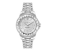 Philipp Plein Orologio analogico al quarzo da donna Plein Lady Rock, Argento - Pwpqa0324, Bracciale