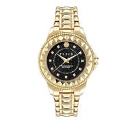 Philipp Plein Orologio analogico al quarzo da donna Plein Lady Rock, oro/oro/sw - Pwpqa0424, Bracciale