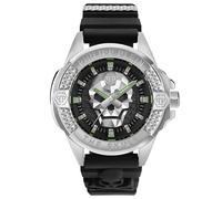 Philipp Plein PWAAA0121 The Skull 44mm Quarzo Unisex Nero, Argento Argento 5 ATM