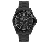 Philipp Plein Orologio Analogico al Quarzo Uomo con Cinturino in Acciaio Inossidabile 7630615119311