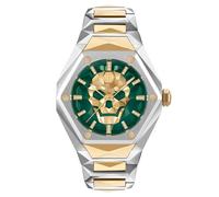 Philipp Plein Orologio analogico al quarzo da uomo The $Kull Spikes