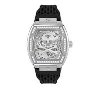 Philipp Plein Orologio analogico nero / argento, Taglia One Size