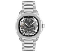 Philipp Plein Orologio analogico nero / argento, Taglia One Size