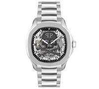 Philipp Plein Orologio analogico nero / argento, Taglia One Size