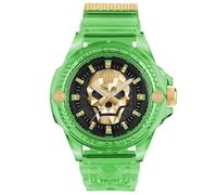 Orologio Uomo PHILIPP PLEIN THE SKULL PWWAA0924 Silicone Verde Nero