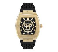 Philipp Plein Orologio da uomo analogico al quarzo The Hexagon Phantom acciaio inossidabile, oro/oro - Pwpua0424, cinghia