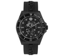 Philipp Plein Orologio Analogico al Quarzo Uomo con Cinturino in Silicone PWOAA0422
