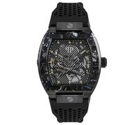 Philipp Plein Uomo Orologio Automatico $ Keleton Nero PWBAA0221 Silicone
