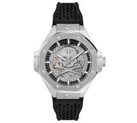 Philipp Plein Orologio da uomo analogico automatico Plein $KELETON ROYAL silicone, Argento/Argento - Pwpfa0124