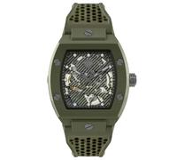 Orologio Automatico Uomo PHILIPP PLEIN THE SKELETON PWVBA0223 Silicone Verde