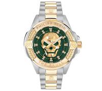 Philipp Plein Orologio unisex al quarzo The $Kull GENDERLESS, bicolore/bianco - Pwnaa0622, Bracciale