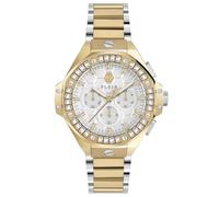 Philipp Plein Orologio unisex analogico automatico Plein $KELETON ROYAL 42 mm, Oro/Bianco/Bic - Pwpsa0324