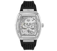 Philipp Plein Orologio analogico nero / argento, Taglia One Size