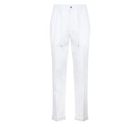 Philipp Plein - Pantaloni da jogging in lino - - Trousers - Uomo - Bianco - M