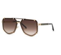 Occhiali da Sole Philipp Plein SPP132 0301 ORO ROSE'/NERO 66/10/145 Uomo