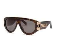 Philipp Plein Spp127v Sunglasses Marrone Grey/Green / CAT3 Uomo