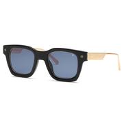 Philipp Plein Plein Rock Superhero Spp105m Occhiali Da Sole Unisex Nero Squadrato Blu 50mm